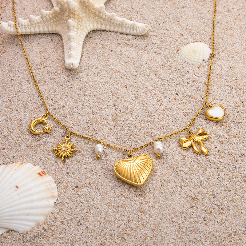 Beach Girl Charm Necklace